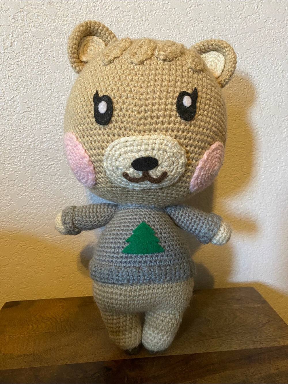 Handmade Plush Crochet Animal Crossing - Maple